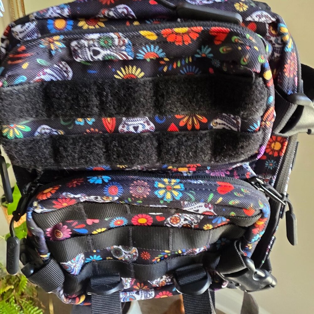 NWT Wolfpak 9L Mini Backpack Dia De Los Muertos + 2 patches